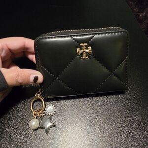 Tory Burch Black Quilted Wallet